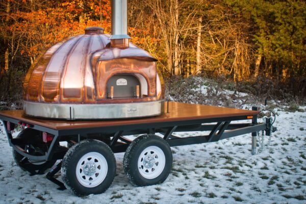 Copper Dome 120 Oven, Large Rib-style Trailer