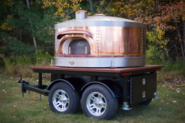 Copper Bigelow Mobile 120 Oven, Short Trailer