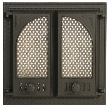 #0016 Fireplace Door with Glass